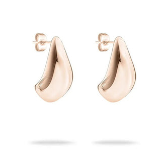 Tamaris Orecchini In Acciaio Placcato Oro Forme Organiche A Goccia Tj-0602-E-22