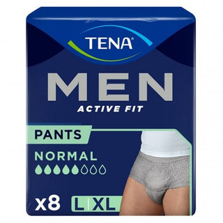 Tena Tena Men Active Fit Pants Normal L/Xl 8 Pz Slip Assorbente Uomo