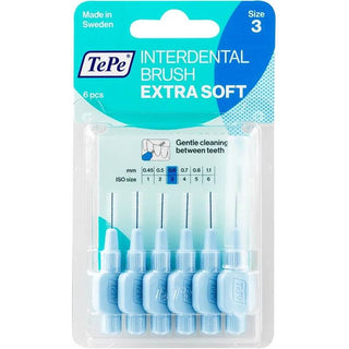 TePe scovolino interdentale Extra Soft 6 pezzi 0,6 mm