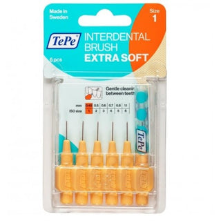 TePe scovolino interdentale Extra Soft 6 pezzi 0,45 mm