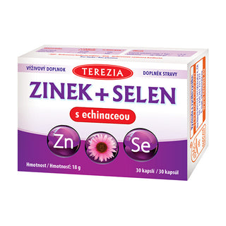 Terezia company Zinc + Selenium con Echinacea 30 capsule