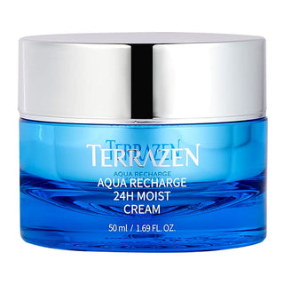 Terrazen Aqua Recharge, Idratante 24 ore, Acqua Crema, Viso, 50 ml