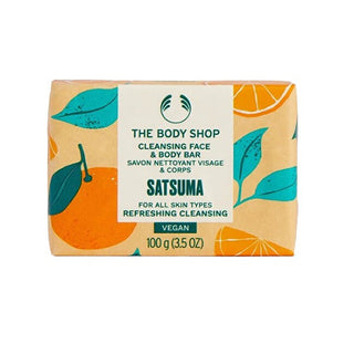 The body shop Solid soap per face e body Satsuma (Cleansing Face & Body Bar) 100 g