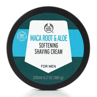 The body shop Softening crema da barba Maca Root & Aloe (crema da barba) 200 ml