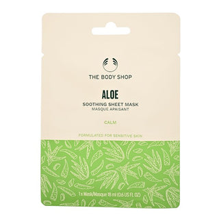 The body shop Maschera viso esfoliante lenitiva Aloe 18 ml