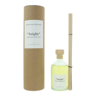 The Olphactory Arancia brillante e cannella, bastoncini profumati, diffusore di aromi, 100 ml
