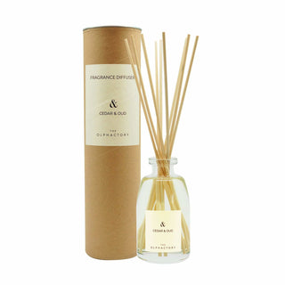 The Olphactory Cedro e Oud, bastoncini profumati, legnosi, diffusore di aromi a bastoncino, 250 ml