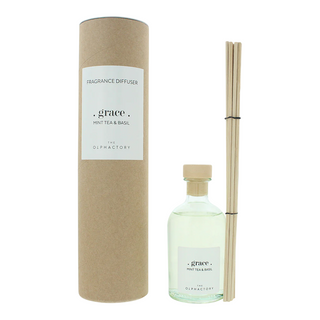 The Olphactory Grace tè alla menta e basilico, bastoncini profumati, diffusore di aromi, 100 ml