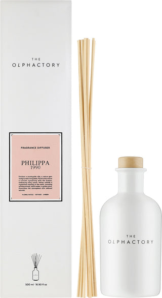 The Olphactory Philippa 1990, bastoncini profumati, diffusore di aromi, 500 ml