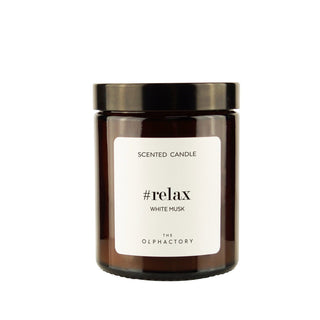The Olphactory Relax Muschio Bianco, Candela Profumata, 135 g