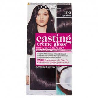 L'Oreal Paris Hair Color Casting Creme Gloss Ammonia-Free N100 Licorice 