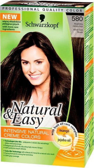 Testanera Tinta Per Capelli Colorazione Permanente Natural & Easy N 580 Castano Scuro Naturale