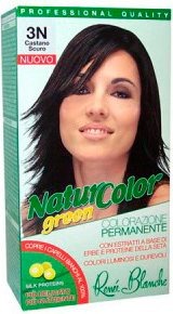 Renee Blanche Tinta Per Capelli Colorazione Permanente Naturale Natur Color Green3 N Castano Scuro