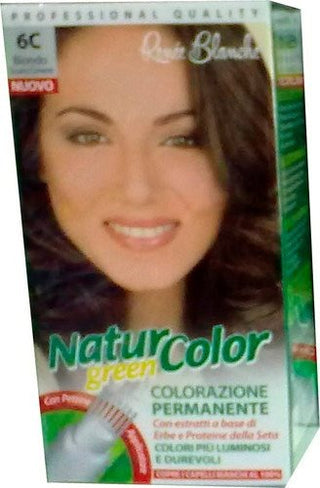 Renee Blanche Tinta Per Capelli Colorazione Permanente Naturale Natur Color Green6 C Biondo Cenere Scuro