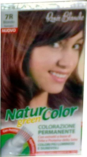Renee Blanche Tinta Per Capelli Colorazione Permanente Naturale Natur Color Green7 R Biondo Rame