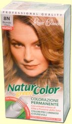 Renee Blanche Tinta Per Capelli Colorazione Permanente Naturale Natur Color Green8 N Biondo Chiaro