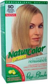 Renee Blanche Tinta Per Capelli Colorazione Permanente Naturale Natur Color Green9 D Biondo Chiarissimo Dorato