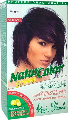Renee Blanche Tinta Per Capelli Colorazione Permanente Naturale Natur Color Greenprugna Prugna