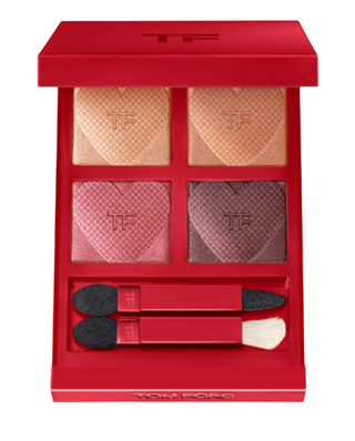 Tom ford Color Quad, palette di ombretti, 04, Honeymoon, 4 tonalità, 6 g