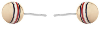 Tommy hilfiger Bronze stud Orecchini made of steel 2780519