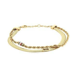 Tommy hilfiger Double gold-plated Layered Bracciale 2780982