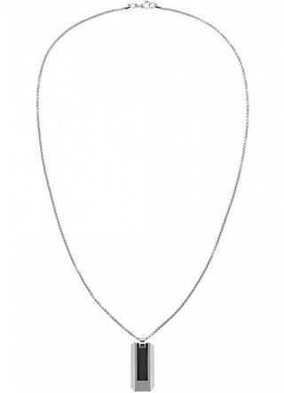 Tommy Hilfiger Elegante Collana In Acciaio Con Distintivo Militare 2790354