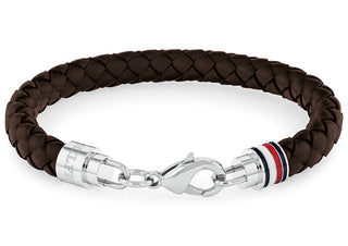 Tommy hilfiger Elegant men´s brown leather Bracciale Tyson 2790546