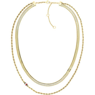 Tommy Hilfiger Elegante Collana Placcata Oro 2780980