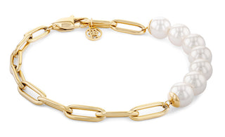 Tommy Hilfiger Elegante Vergoldetes Perlenarmband Orb Pearl 2780770 
