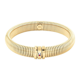 Tommy Hilfiger Braccialetto Giocoso Placcato Oro Per Donna Bracciali Elastici 2780995