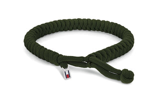 Tommy hilfiger Khaki nylon braided Bracciale Axel 2790594