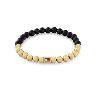 Tommy Hilfiger Bracelet with Beads and Semi-Precious Onyx Pearls 2780961 