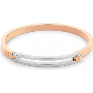 Tommy hilfiger bracciale rigido bicolore di lusso 2780534