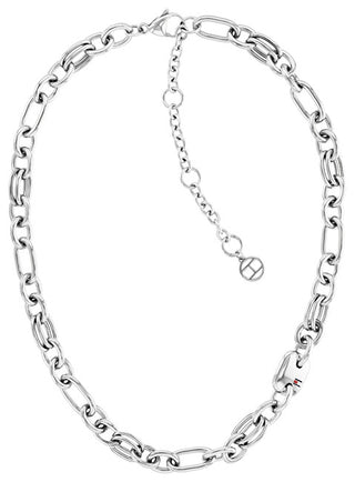 Tommy hilfiger Masivní náhrdelník z oceli Contrast Link Chain 2780785
