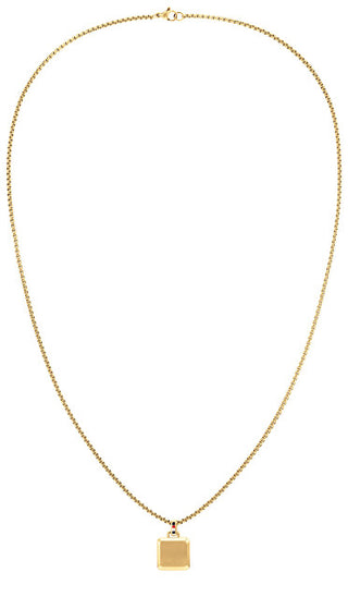 Tommy Hilfiger Collana Minimalista Placcata Oro Per Uomo 2790544