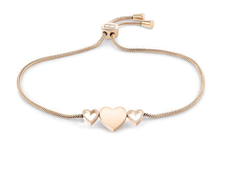 Tommy Hilfiger Bracciale Moderno In Bronzo Con Cuori Hanging Heart 2780714