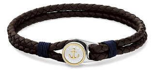Tommy hilfiger Leather Bracciale in brown color 2790692 - Length: 19 cm