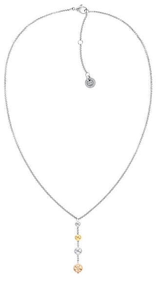 Tommy Hilfiger Collana Da Donna Alla Moda In Acciaio Metallic Orb 2780819