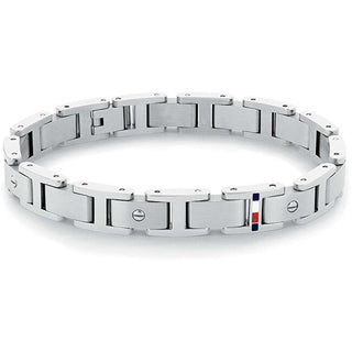 Tommy hilfiger Alla moda bracciale in acciaio da uomo 2790393