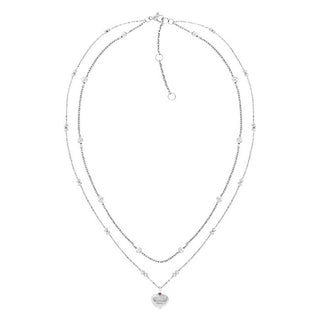 Tommy hilfiger Steel double Collana Layered 2781009