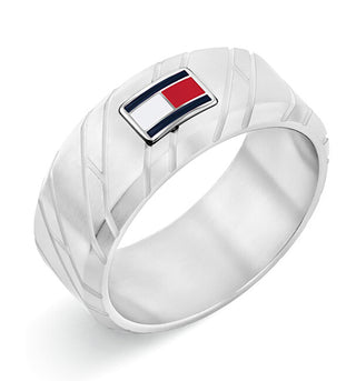 Tommy Hilfiger Herrenring aus Stahl Lars 2790574 - Umfang: 62 mm 