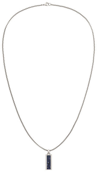 Tommy Hilfiger Collana Originale In Acciaio Con Sodalite 2790542