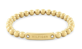 Tommy Hilfiger Bracciale Con Perline Placcato Oro Per Donna Perline Di Metallo 2780935