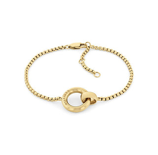 Tommy Hilfiger Women's Gold-Plated Steel Bracelet Circles 2780947 