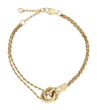 Tommy Hilfiger Bracciale In Acciaio Placcato Oro Per Donna Nautical Knot 2780991