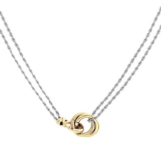 Tommy Hilfiger Collana Bicolore Di Lusso Per Donna Nodo Nautico 2780989