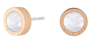 Tommy Hilfiger Romantici Orecchini A Bottone In Bronzo Iconic Circle 2780663