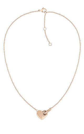 Tommy hilfiger Decent bronze heart Collana 2780879