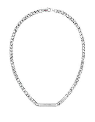 Tommy Hilfiger Elegante Collar de acero por capas 2790577 