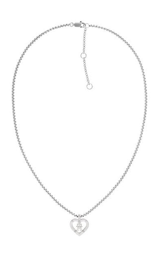 Tommy Hilfiger Elegante Collana In Acciaio Monogram Heart 2780917